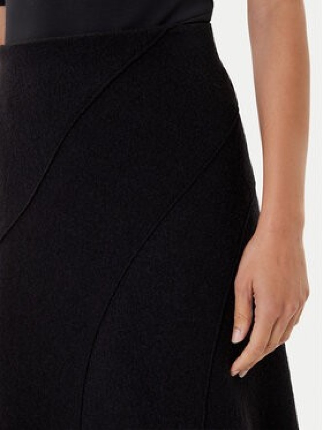 BOSS Spódnica trapezowa Vicena 50548111 Czarny Regular Fit