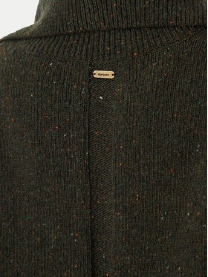 Barbour Sweter Lavensdale LKN1579OL71 Zielony ciemny Relaxed Fit