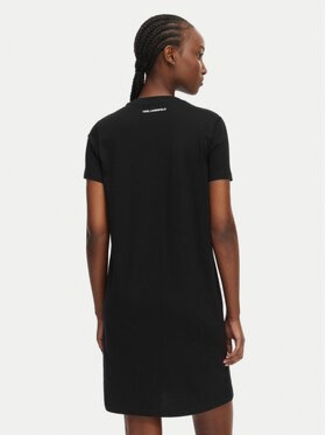 KARL LAGERFELD Sukienka codzienna B2W13071 Czarny Regular Fit