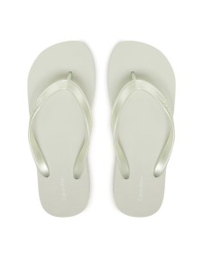 Calvin Klein Japonki Flatform Flip Flop Met Tpu HW0HW03120 Błękitny