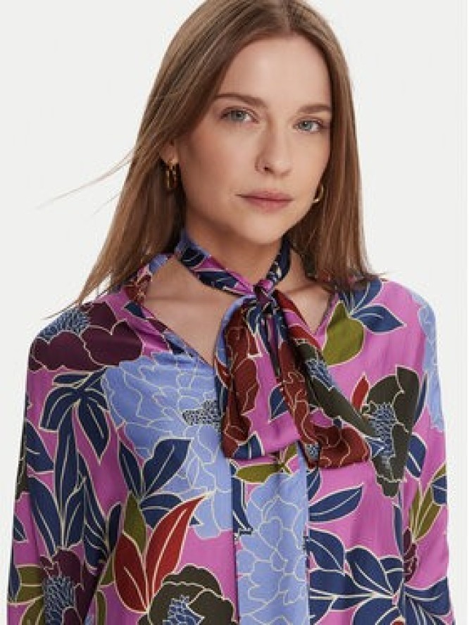 Lola Casademunt by Maite Koszula MF2515003 Fioletowy Loose Fit