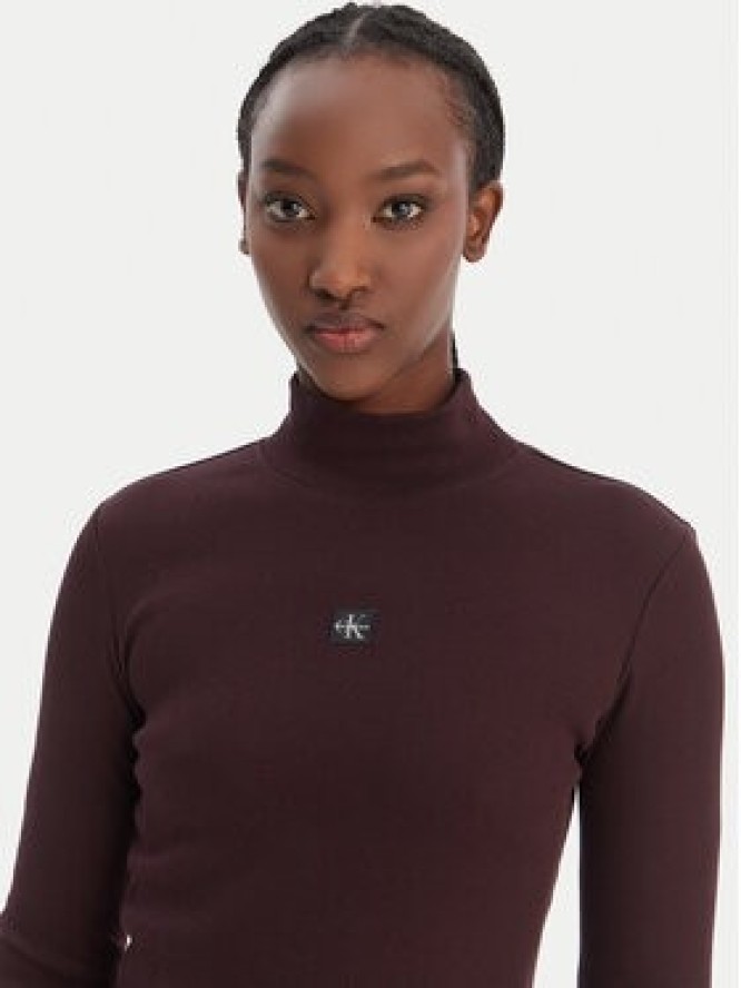 Calvin Klein Jeans Sukienka codzienna LV047E204G Brązowy Slim Fit