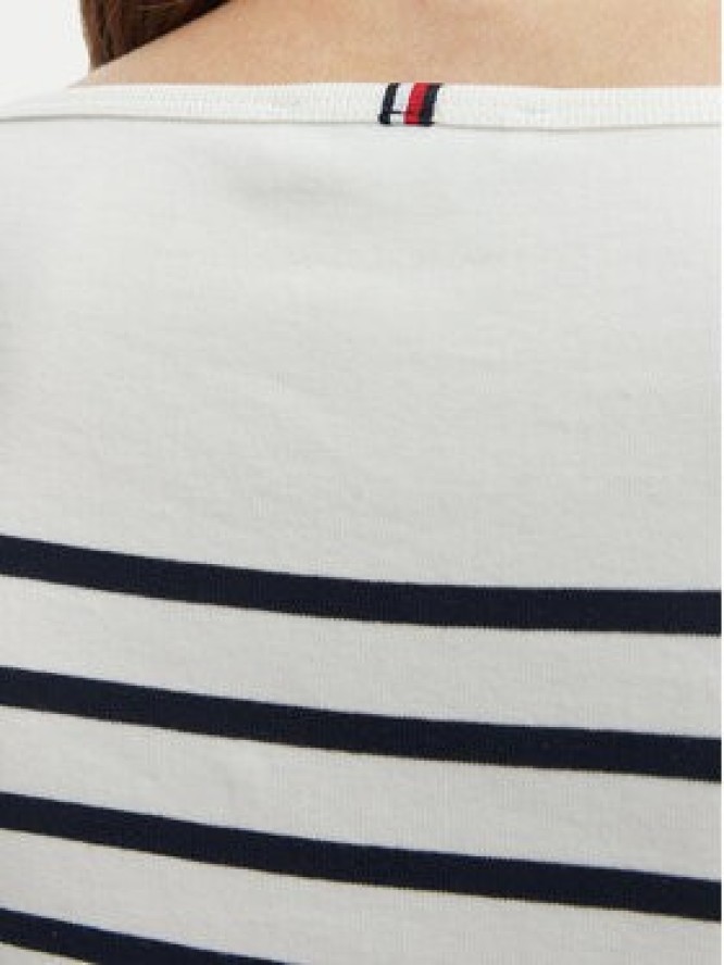 Tommy Hilfiger Bluzka New Cody WW0WW40589 Biały Slim Fit