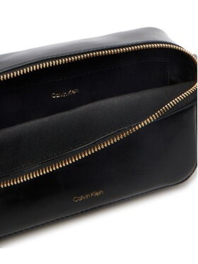 Calvin Klein Torebka Foil Logo Glossy LV04F3539G Czarny
