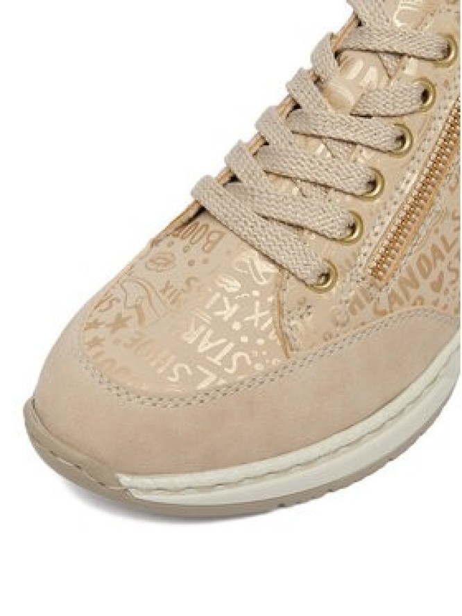 Rieker Sneakersy N4316-62 Beżowy