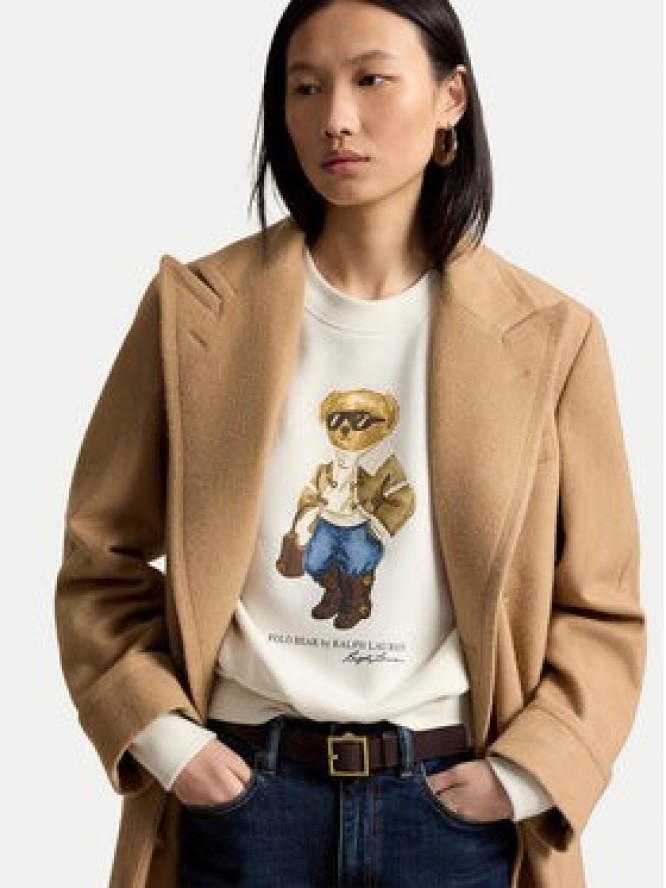 Polo Ralph Lauren Bluza 211B23856001 Kremowy Relaxed Fit