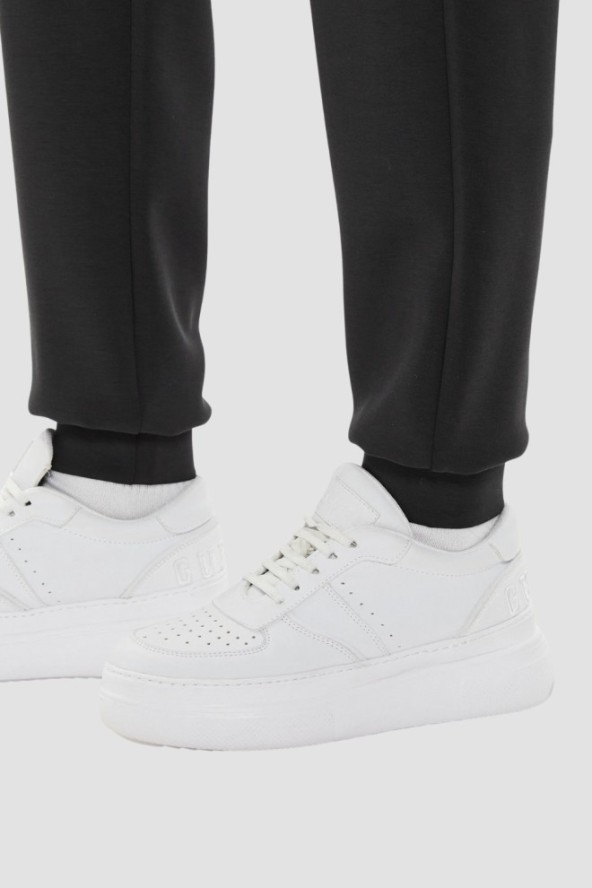 GUESS Czarne damskie spodnie dresowe Olympe, Rozmiar M