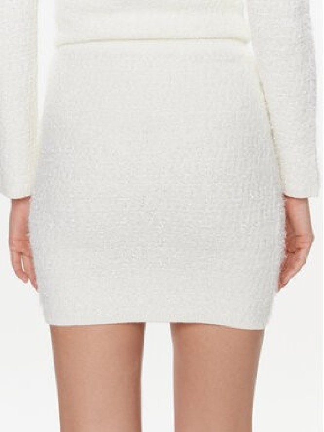 Liu Jo Spódnica ołówkowa MF3294 MA34O Écru Slim Fit