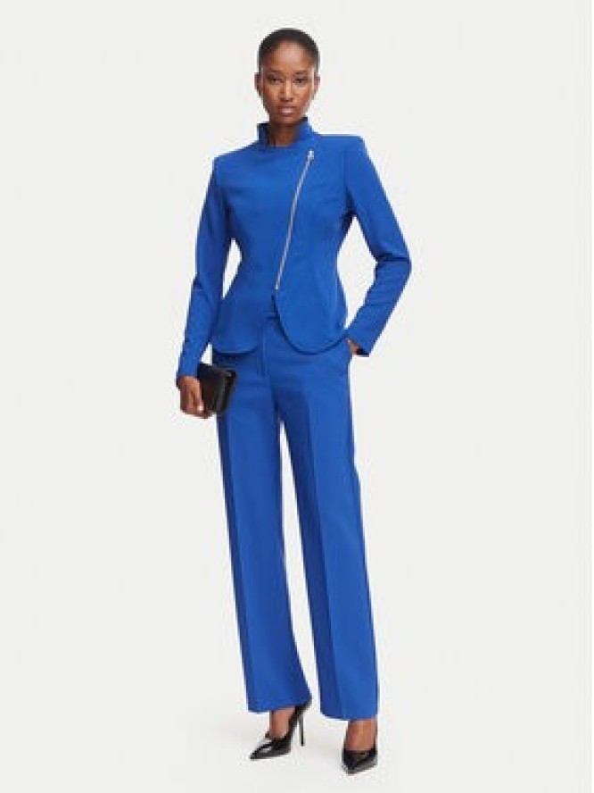Rinascimento Marynarka CFC0130203003 Niebieski Slim Fit