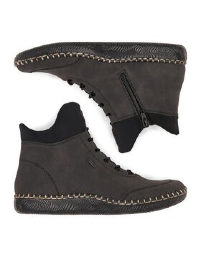 Rieker Trzewiki CEO-N2455-45 Szary ciemny