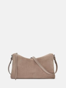 Liebeskind Berlin Skórzana torebka "Amalya" w kolorze szarobrązowym - 33,5 x 20,5 x 10,5 cm rozmiar: onesize