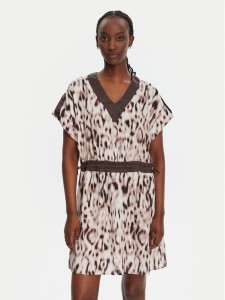 Liu Jo Sport Sukienka codzienna TA5194 TS964 Beżowy Regular Fit