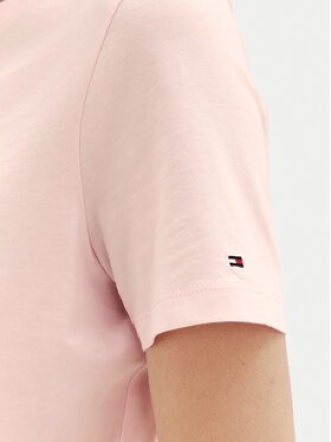 Tommy Hilfiger T-Shirt WW0WW45428 Różowy Regular Fit