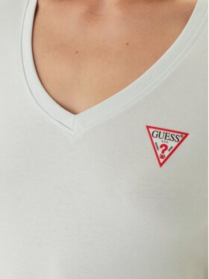 Guess T-Shirt W2YI45 J1314 Zielony Slim Fit