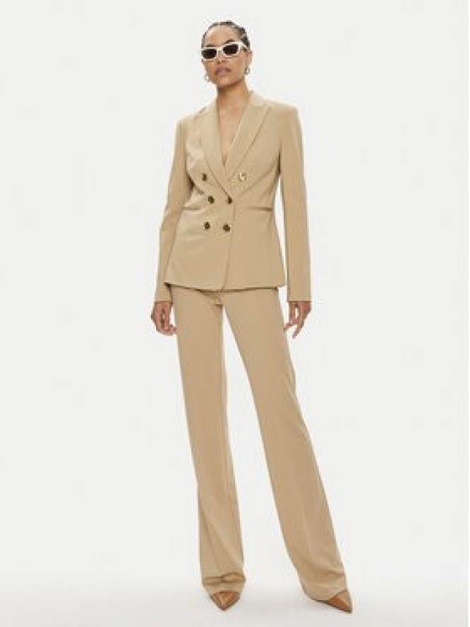 Pinko Marynarka Alexia 100256 A1L3 Beżowy Regular Fit