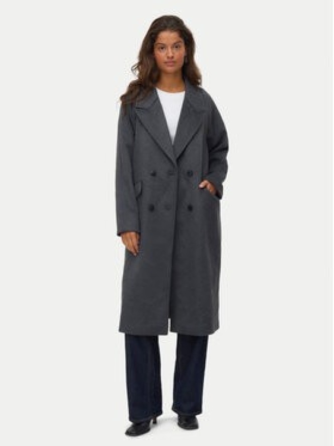 Vero Moda Płaszcz wełniany Harper 10320446 Szary Regular Fit
