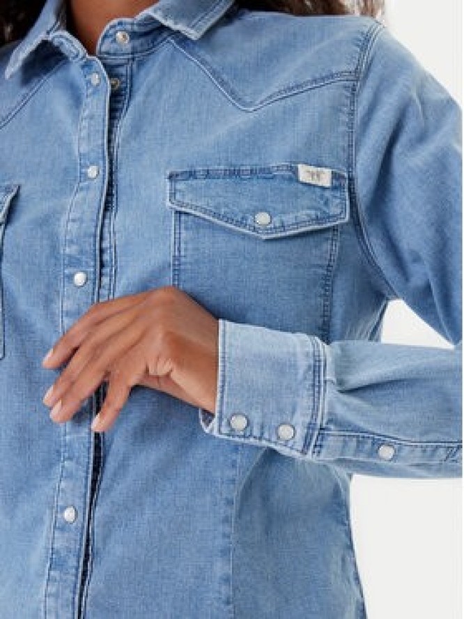 Mustang Koszula jeansowa Cody 1016935 Niebieski Slim Fit