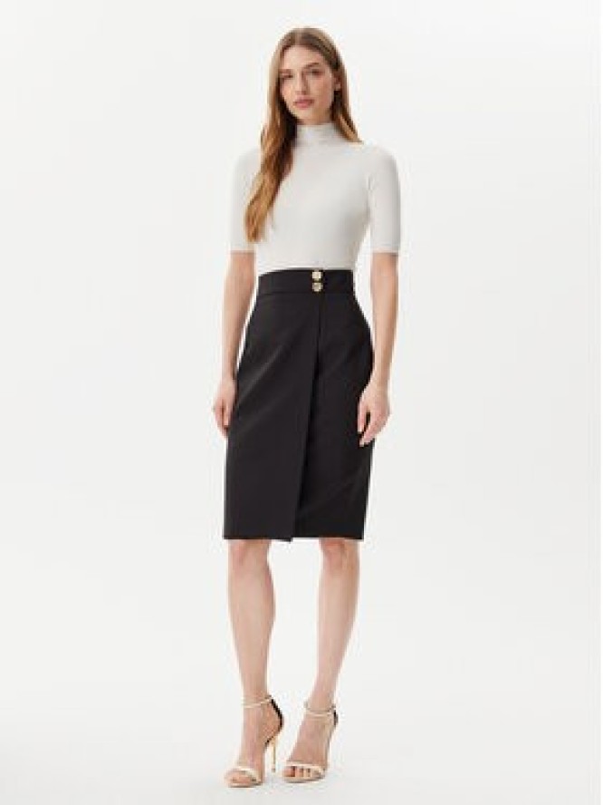 Artigli Spódnica ołówkowa ACGO000902 Czarny Slim Fit