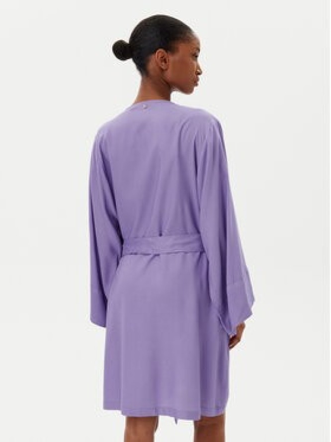 LOLA CASADEMUNT Sukienka letnia LS2516035 Fioletowy Regular Fit