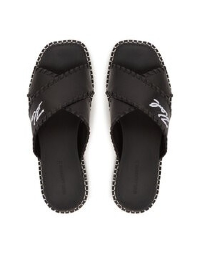 KARL LAGERFELD Klapki Kleo KL81372 Czarny