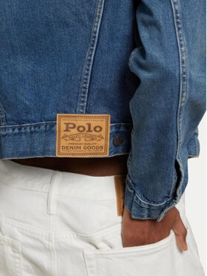 Polo Ralph Lauren Kurtka jeansowa 211969408001 Niebieski Relaxed Fit