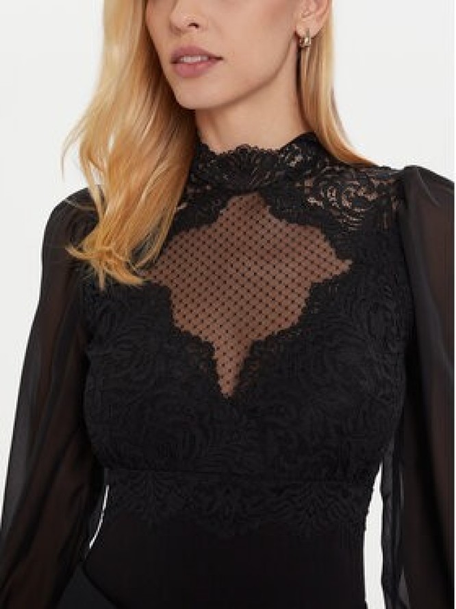 Morgan Bluzka 252-TRIBO Czarny Slim Fit