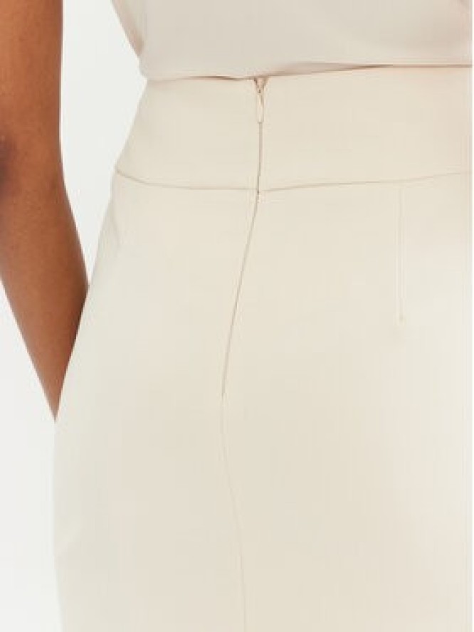 Rinascimento Spódnica ołówkowa CFC0122972003 Beżowy Regular Fit