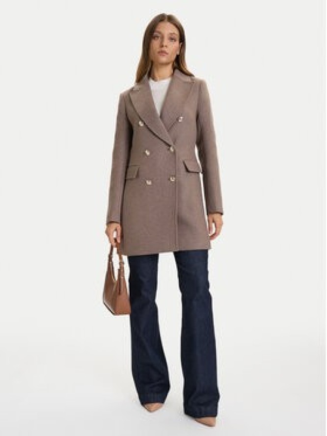 Morgan Płaszcz przejściowy 252-GCHA Beżowy Regular Fit