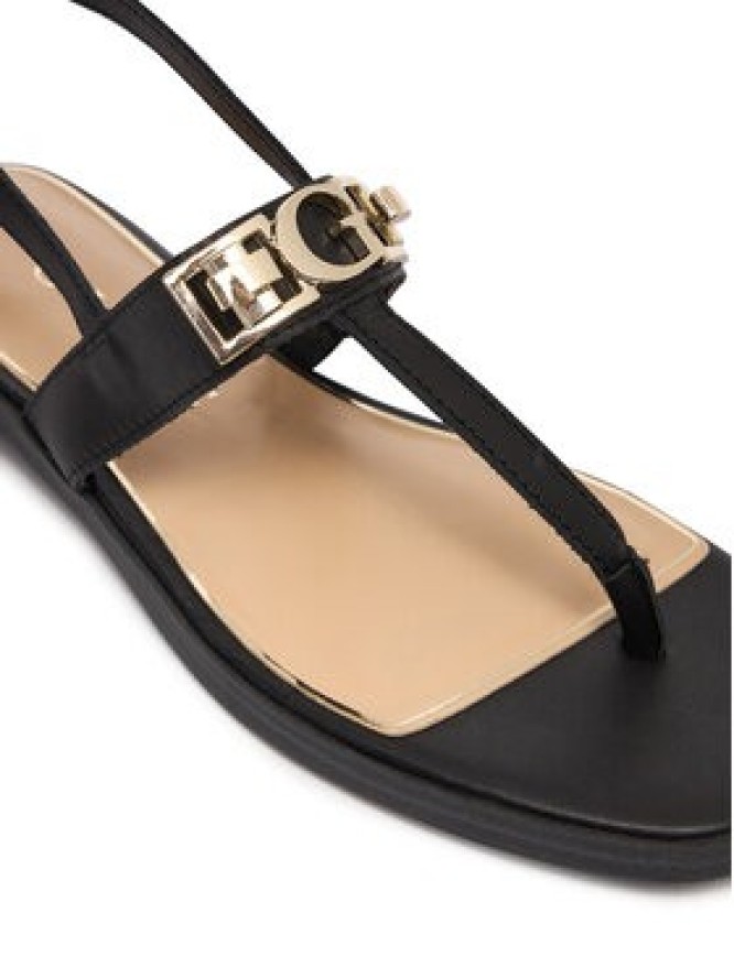 Guess Sandały FLJRMY LEA03 Czarny