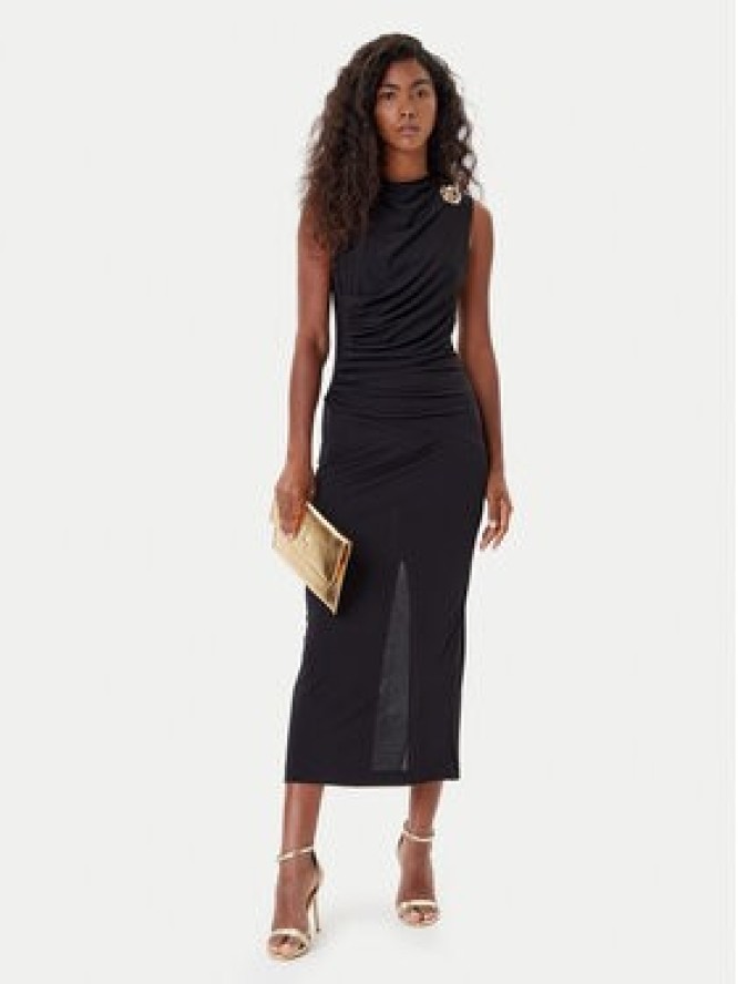 Rinascimento Sukienka koktajlowa CFC0125010003 Czarny Slim Fit