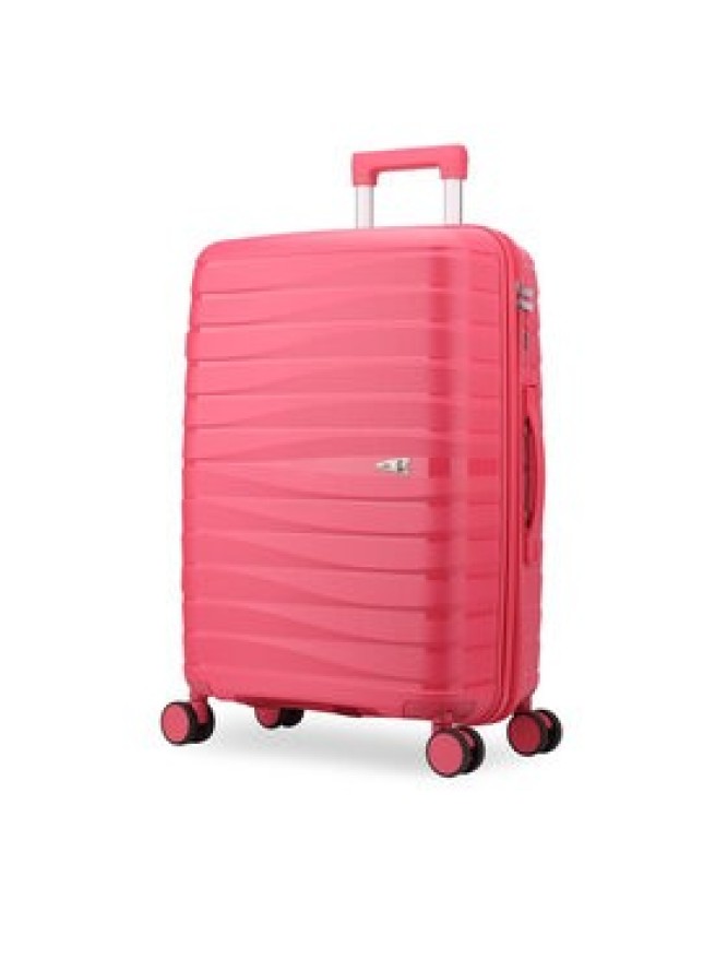 Semi Line Walizka średnia T5909-3 Różowy