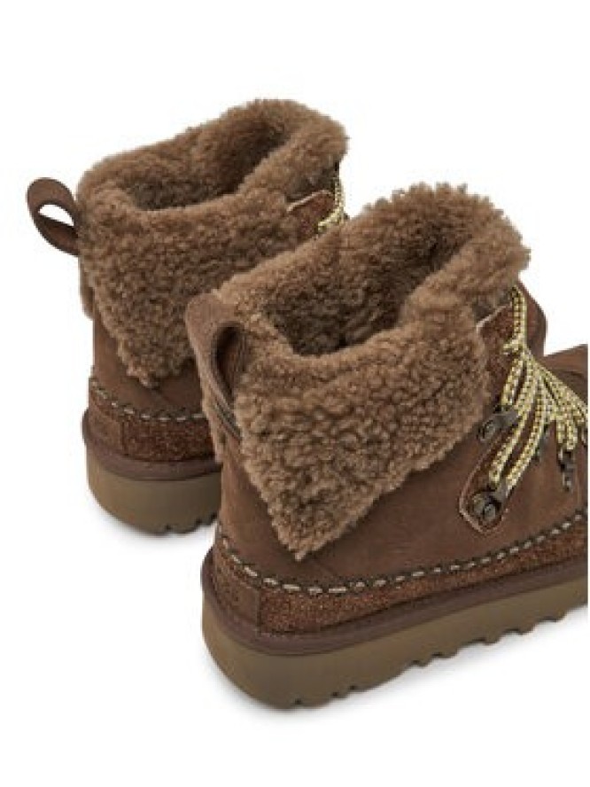 Ugg Śniegowce W Classic Alpine Lace Up 1158271 Brązowy