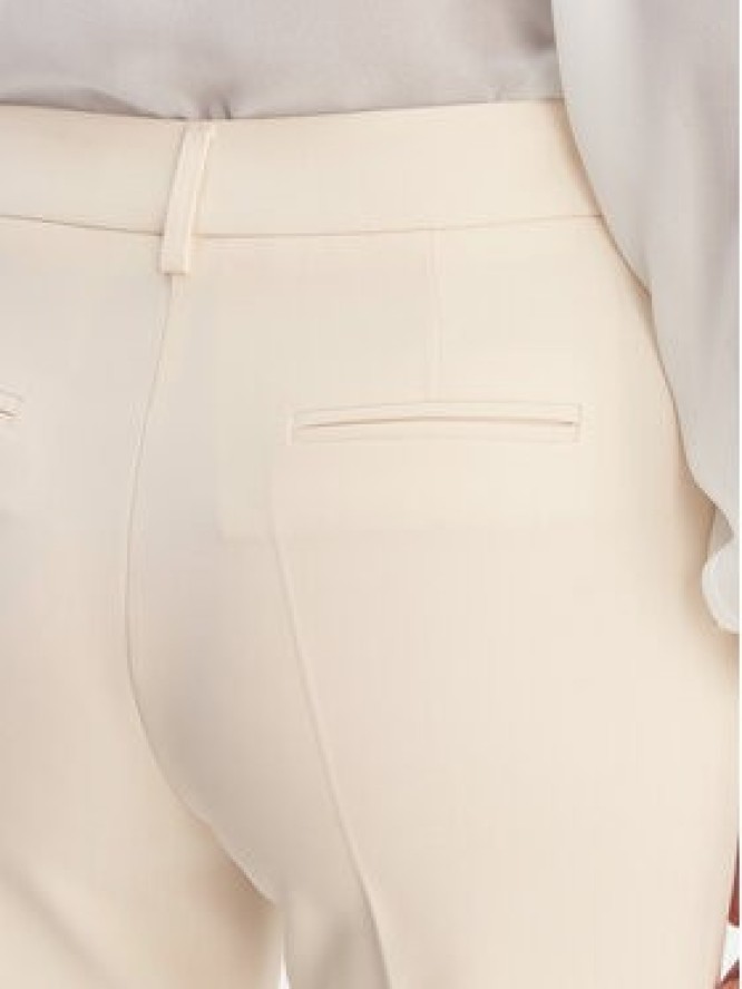 Fracomina Spodnie materiałowe FR26SVA004W42901 Écru Regular Fit