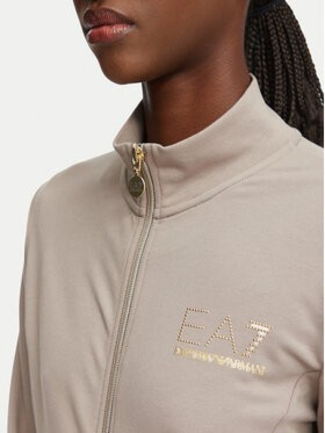 EA7 Emporio Armani Bluza 8NTM43 TJ9RZ U6100 Beżowy Regular Fit