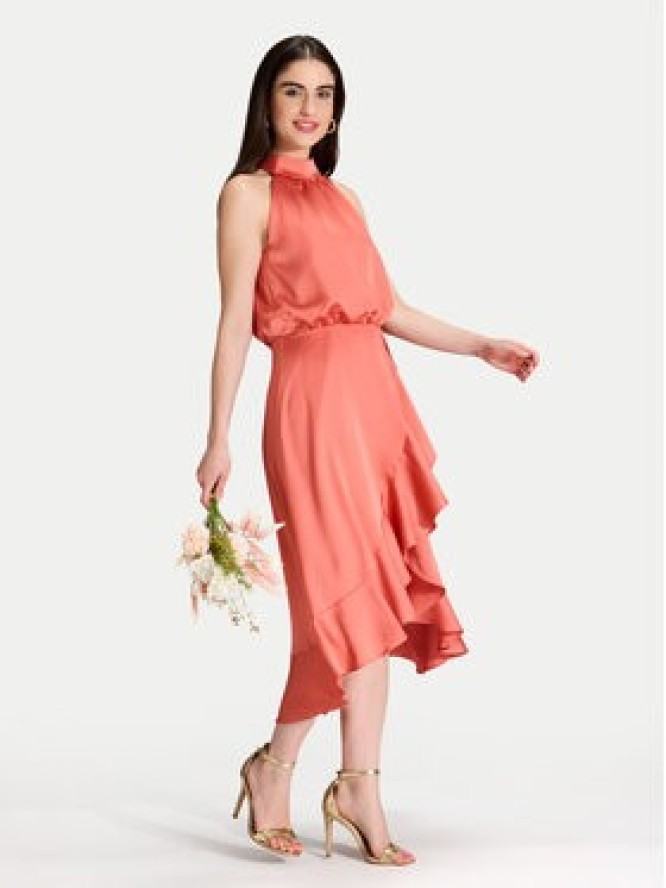 Swing Sukienka koktajlowa 5AH04500 Pomarańczowy Regular Fit