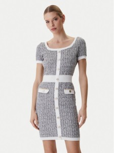 Guess Sukienka dzianinowa W6RK42 Z0361 Szary Regular Fit