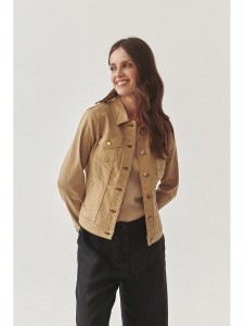 TATUUM Kurtka dżinsowa w kolorze beżowym rozmiar: 40