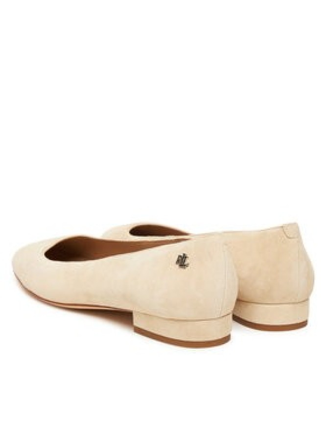 LAUREN RALPH LAUREN Baleriny Emellie 802974358001 Beżowy
