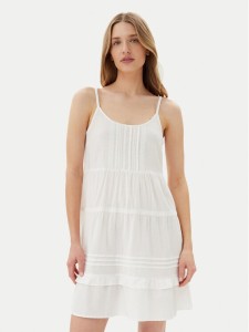 Vero Moda Sukienka letnia Pretty 10325236 Biały Regular Fit