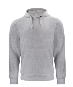 clique Basic Hoody unisex szary melanż - miękki, odporny materiał – grey melange