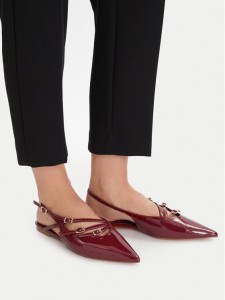 Steve Madden Baleriny Cianna SM11003709 Bordowy