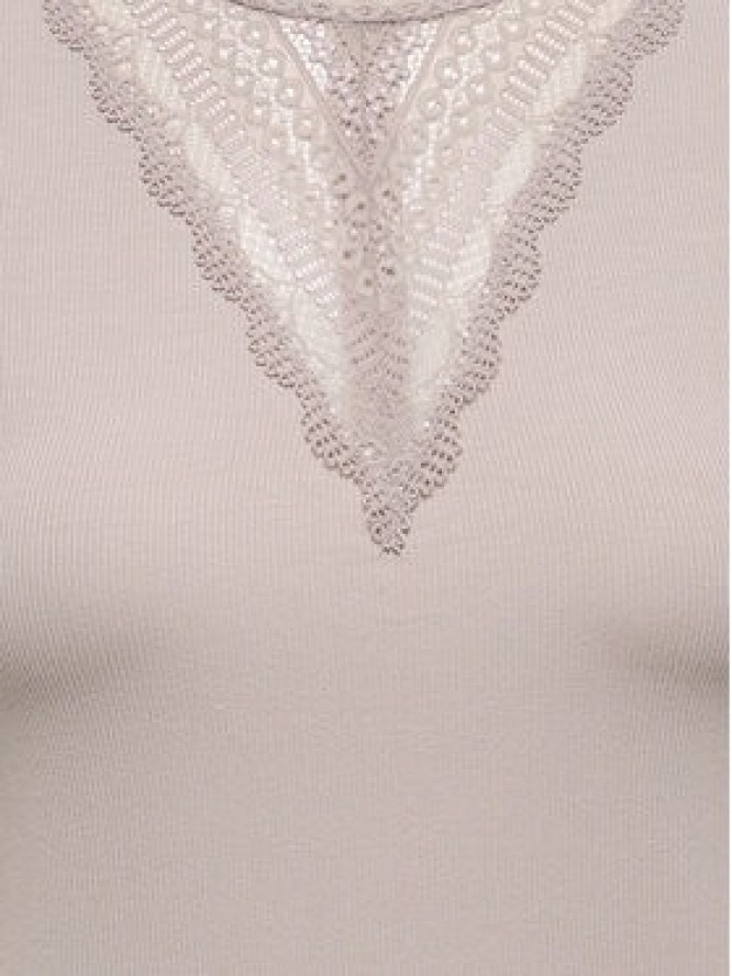 ONLY Bluzka Tilde 15335353 Beżowy Slim Fit