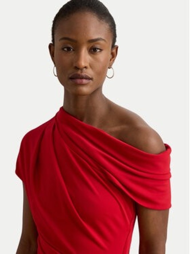 LAUREN RALPH LAUREN Sukienka koktajlowa 200980223001 Czerwony Slim Fit