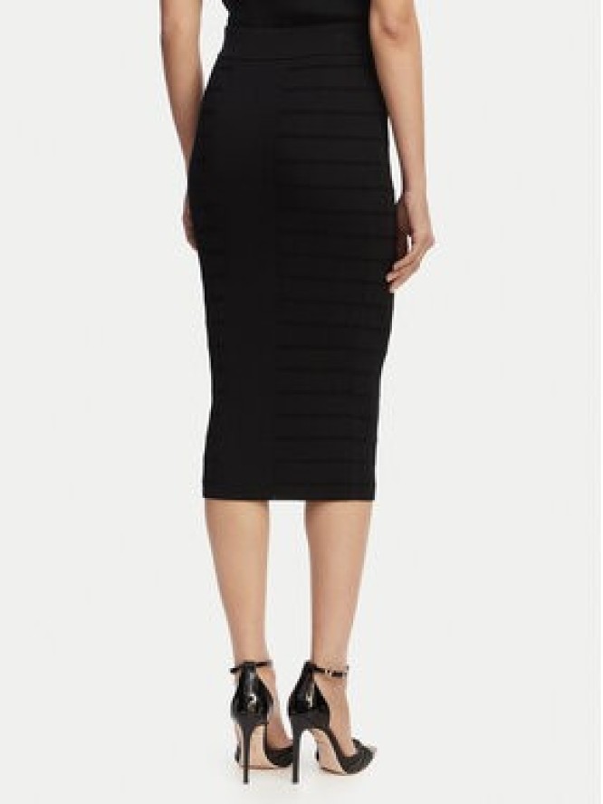 Guess Spódnica ołówkowa W5YD66 Z0130 Czarny Slim Fit