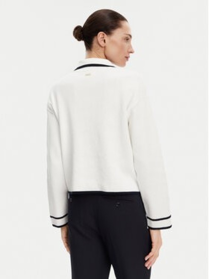 Barbour Kardigan LKN1621WH71 Écru Regular Fit