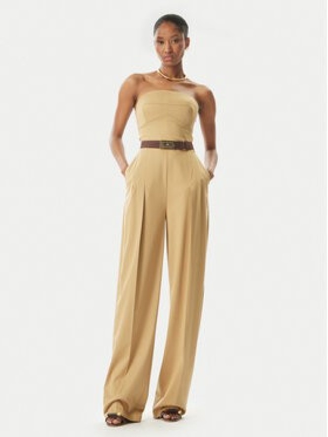 Elisabetta Franchi Kombinezon TU05152E2 032 Beżowy Regular Fit