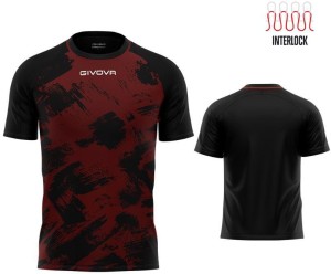 Sportowa koszulka Givova Art Interlock Grenade-czarna