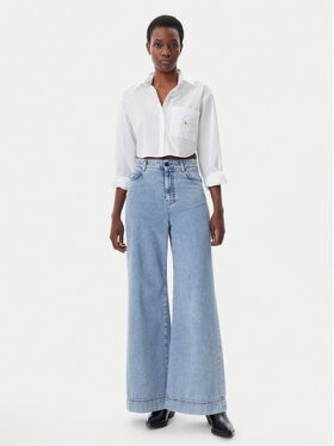 Calvin Klein Jeans Koszula J20J225078 Biały Relaxed Fit