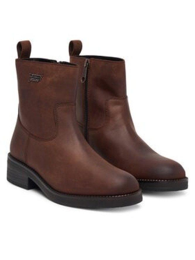 Tommy Jeans Botki Tjw Soft Sole Chelsea Boots Lth EN0EN03080 Brązowy