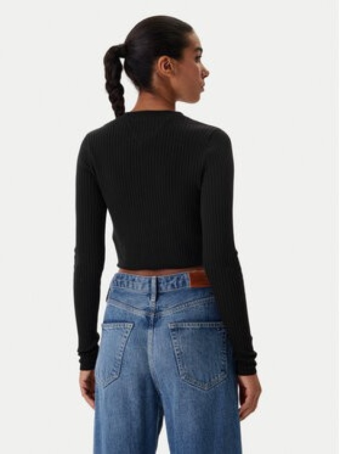 Tommy Jeans Kardigan DW0DW22023 Czarny Slim Fit